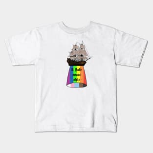 A safe space ship Kids T-Shirt